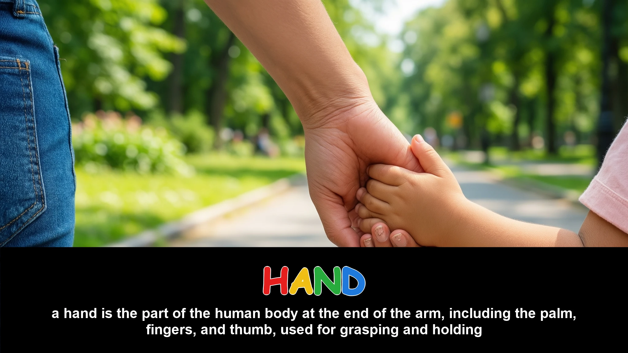 English Illustration for hand